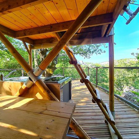 Cabanes Lodges Le Serviere Balazuc Zewnętrze zdjęcie