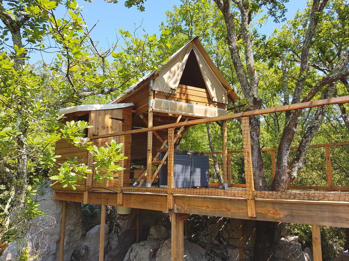 Cabanes Lodges Le Serviere Balazuc Zewnętrze zdjęcie